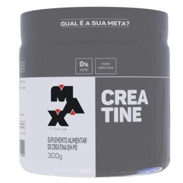 Imagem de Creatina pó max titanium 100% pura energia academia musculação pote 30