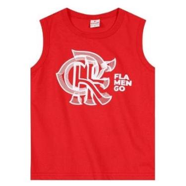 Imagem de Camiseta Regata Unissex Flamengo Infantil Brandili - 719043849-Unissex