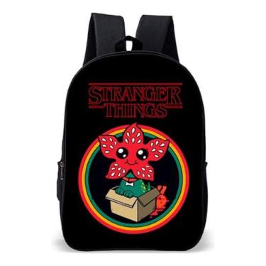 Imagem de Mochila Escolar Simples Diversas Amigos Mundo Invertido Onze - Use Ner