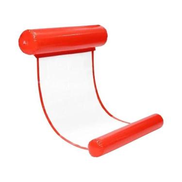 Imagem de Grande Rede Flutuante Inflável Para Água 105x80cm, Colchão De Ar, Cade