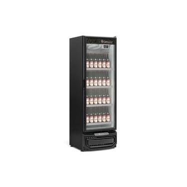 Imagem de Expositor de Bebidas Vertical 1 Porta GCBC45 Preto Gelopar 220V