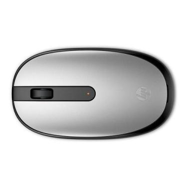 Imagem de Mouse Sem Fio HP 240, 1600 DPI, Bluetooth Prata - 43N04AAABM