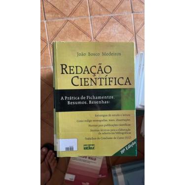 Imagem de Redação científica, a prática de fichamentos. Resumos. Resenhas - atla