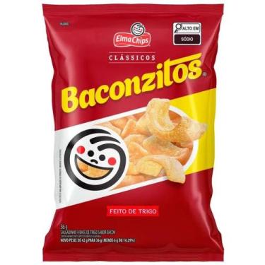 Imagem de Salgadinho Bacon Baconzitos Elma Chips 36g