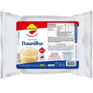 Imagem de Pudim Lowçucar Zero Açúcares Sabor Baunilha 200g - Lowçucar Food Servi
