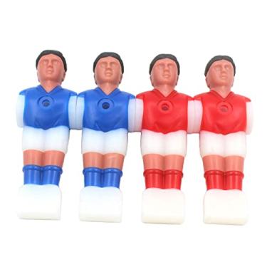 Imagem de YIJU 4 peças de reposição para jogadores de futebol americano masculino de mesa para jogadores de futebol de mesa – 2 vermelho 2 azul