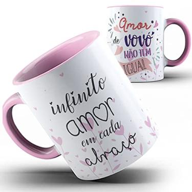 Imagem de Caneca rosa avó Vovó infinito amor