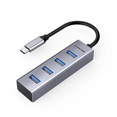 Imagem de LENTION 4-em-1 USB C Hub, 4 USB 3.0 Portas, USB C para USB A Adaptador Multiporta para 2023-2016 MacBook Pro, Mac Air & Surface, iPad Pro, Chromebook, Stable Driver Certificado (CB-C22s, Cinza)