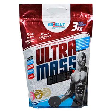 Imagem de Hiper Ultra Mass Morango 3Kg - Absolut Nutrition