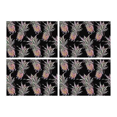 Imagem de Jogo Americano Pina Pt 6 Peças 30x40 Base Emborrachada