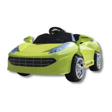 Imagem de Mini Carro Eletrico Infantil Verde Com Controle - Importway
