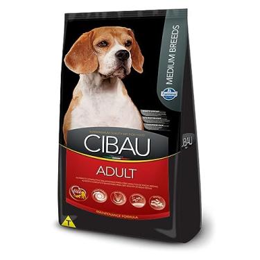 Imagem de Cibau para Cães Adultos de Raças Médias Sabor Carne e Frango 25Kg