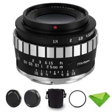 Imagem de TTARTISAN 23mm F1.4 Lente principal de foco manual APS-C para Fuji Fujifilm X-Mount Câmeras X-A3 X-A5 X-A7 X-M1 X-M2 X-H1 X-T20 X-T3 X-T4 X-T100 X-T200 X-T30 X-PR01 X-PR02 X-PR03 X-E1 X-E2 X-E2S X-E3