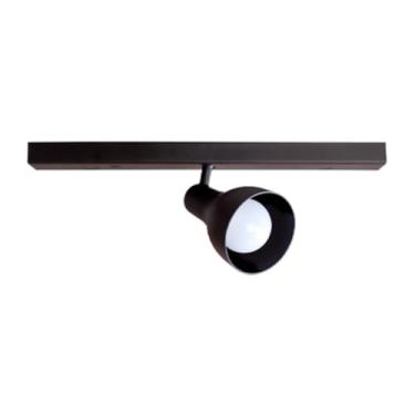 Imagem de Luminária Eletrificado 1 Spot Lâmpada E27 Direcionável (preto)