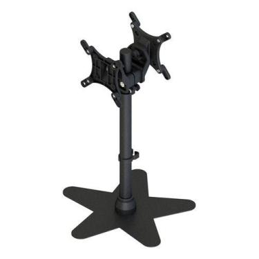 Imagem de Suporte de mesa  2 Monitores ou TV de Mesa com Rotação - AVATRON