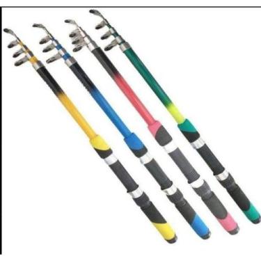 Imagem de Vara telescópica para molinete vários tamanhos menor preço 1,5m-4,50m 