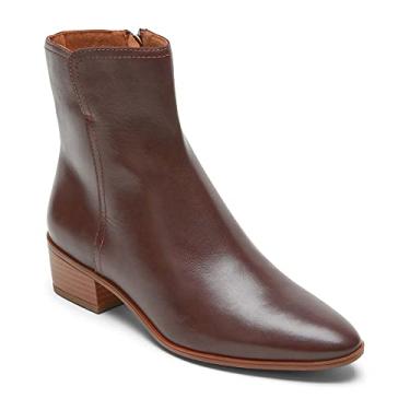 Imagem de Rockport Women's Geovana Mid Boot Fashion, Oxblood, 8