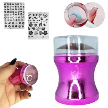 Imagem de Carimbo De Unha Francesinha Silicone Colorida Nail Art Unhas, Silicone