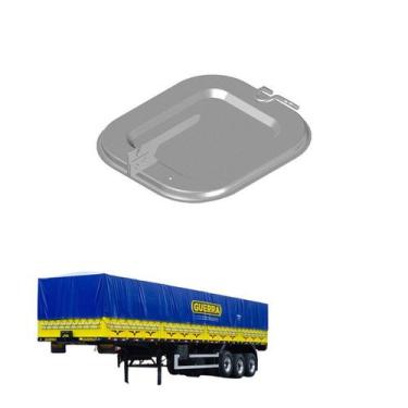 Imagem de Tampa Boca Graneleira Guerra Carreta Caminhão - Fado Implementos
