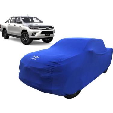 Imagem de Capa Para Carro Toyota Hilux Proteção Contra Riscos - Mz, Azul
