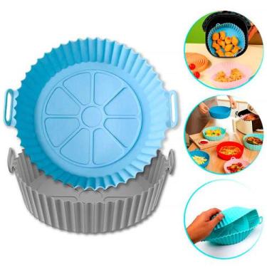 Imagem de Forma de Silicone para Air Fryer Reutilizável E Antiaderente - Forro d