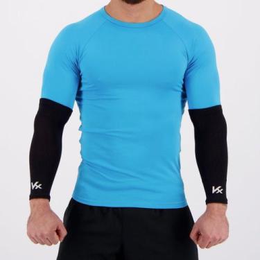 Imagem de Manguito Kanxa Essential Sport Vôlei Curto Preto, G/GG