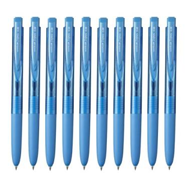 Imagem de Caneta esferográfica Mitsubishi Pencil Signo RT1 UMN-155-38 Uni, 0,38 mm, azul claro, conjunto de 10, itens de recibo, UMN15538.8