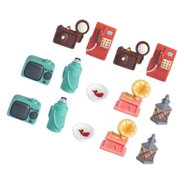 Imagem de TOYANDONA Eletrodomésticos Retrô Realistas Casa De Bonecas Em Miniatura Conjunto De 14 Peças Decoração De Casa De Brinquedo