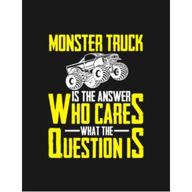 Imagem de Notebook: Monster Trucks Big Trucks 6: Journal Planner, 8.5x11 100 Pages Appreciation and Gratitude Gift For Loved one