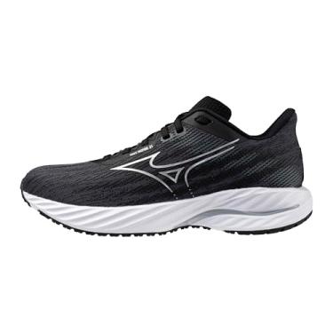 Imagem de Mizuno Tênis de corrida feminino Wave Inspire 21 D, Preto, prata, 9.5 Wide