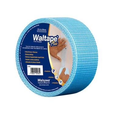 Imagem de Fita Telada  Azul Waltape Plus 45m - Walsywa