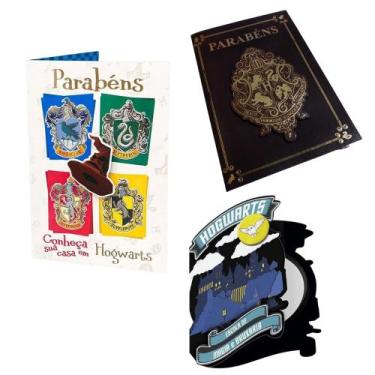 Imagem de Cartão 3d Harry Potter Hogwarts Com Boton Harry Potter - SUDE