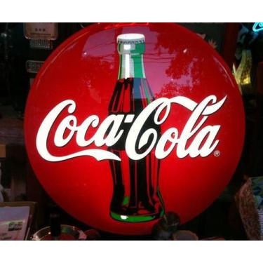 Imagem de Luminoso da Coca Cola Garrafa p/ Bar Boteco Churrasqueira Garagem - Ar