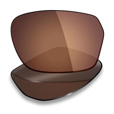 Imagem de Mryok Lentes de reposição polarizadas e kits de borracha para Ray-Ban Aviator RB3025 62 mm - Marrom bronze