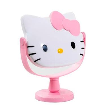 Imagem de Espelho de Mesa Maquiagem Hello Kitty Exclusivo Sanrio, Rosa