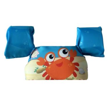 Imagem de Boia de Braço com Peitoral e Fechamento nas Costas Infantil Caranguejo - Brink+