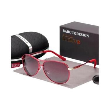 Imagem de Óculos de sol polarizados Barcur para homens e mulheres, lente gradien