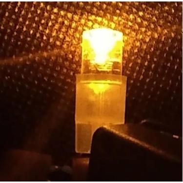 Imagem de Par Lâmpada Led Esmagada Laranja Pingo T10 - Serauto