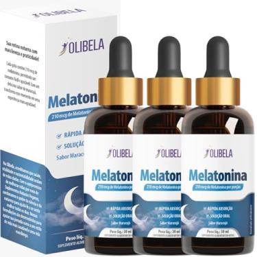 Imagem de Melatonina Gotas 30ml 210mcg | Sono Rápido e Natural | Sabor Maracujá | Rápida Absorção | Suplemento Vegano | Fabricado no Brasil | Olibela (3)