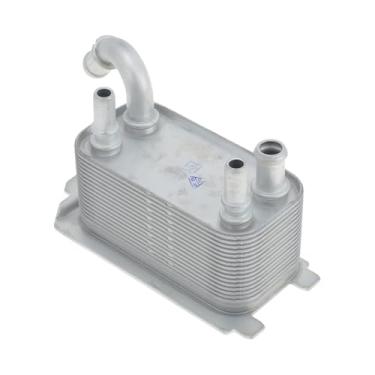 Imagem de ACROPIX Resfriador de óleo do motor para Volvo S80 2008-2013 Refrigerador de óleo de transmissão Trans Cooler Nº 6G917A095/30792231 Liga de alumínio tom prateado 1 peça