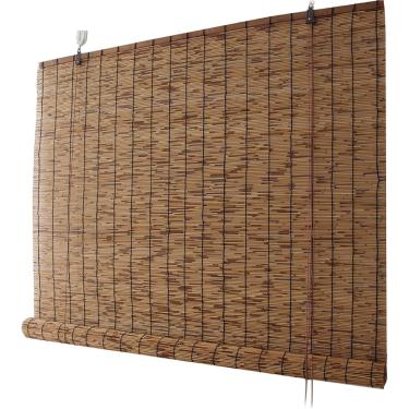 Imagem de Cortina De Lingüeta Tural, Cortina De Bambu Para Exterior E Interior, 60cm/70cm/80cm/90cm/100cm/110cm/120cm Largamente, Cortinas De Rolo De Bambu Com Elevador, (W X H), 200 x 90 cm