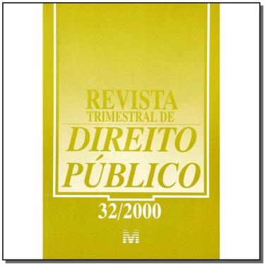 Imagem de Revista Trimestral De Direito Publico Ed. 32