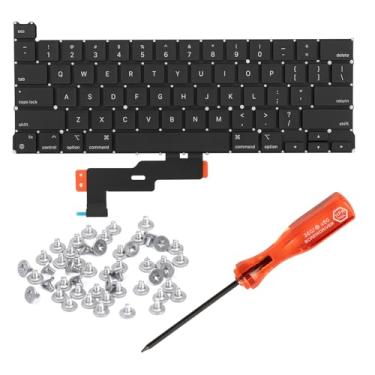 Imagem de HAWSON Substituição de teclado US A2338 para MacBook Pro Retina 33.0 cm M1 M2 A2338 2020 2022 ano layout dos EUA com parafusos de teclado e chave de fenda