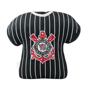 Imagem de Almofada Camisa Corinthians 40 X 45 X 17 Cm - MILENO