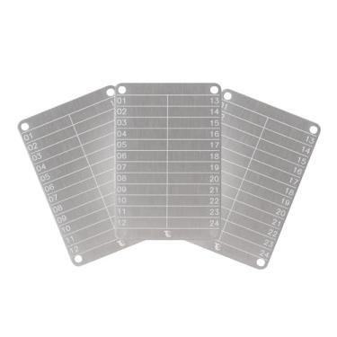 Imagem de Cold Wallet de Metal – Proteção à Prova de Fogo e Água para Seed Phrase | Compatível com Ledger, Trezor, Keystone (85 x 55 mm, UN, 3)