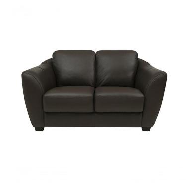 Imagem de Sofá De Couro Baltic 2 Lugares Marrom - Mempra