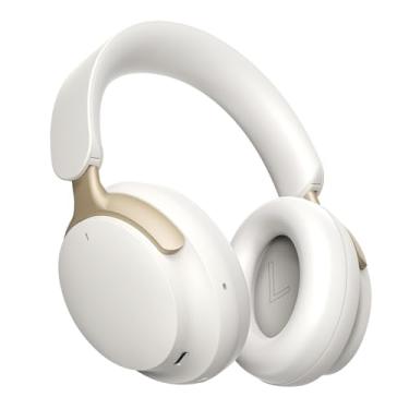 Imagem de Fones de Ouvido Bluetooth 5.4, Headphone Bluetooth com Cancelamento de Ruido Ativo ANC, Graves Potentes, Som Surround 3D, Headset com Microfone, Suporte Chamadas de Voz, 55 Horas de Reprodução, Branco