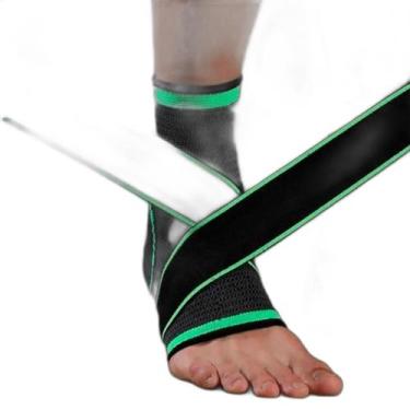 Imagem de Tornozeleira Esportiva Ajustável Ideal Musculação E Futebol - Esporte