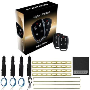 Imagem de Alarme Positron Px360 Universal + Kit Trava Eletrica 4p - Pósitron