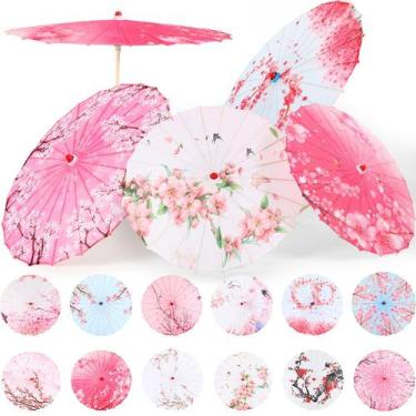 Imagem de Guarda-chuva chinês de papel oleado Shinylin Bamboo Silk 82cm